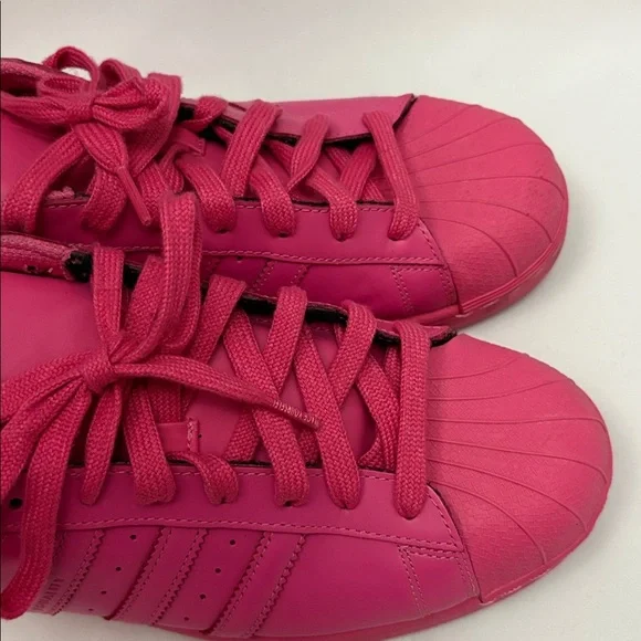 Adidas Superstar Pharrell Williams Pink Mens Size 12 Shoes Originals - Picture 2 of 15